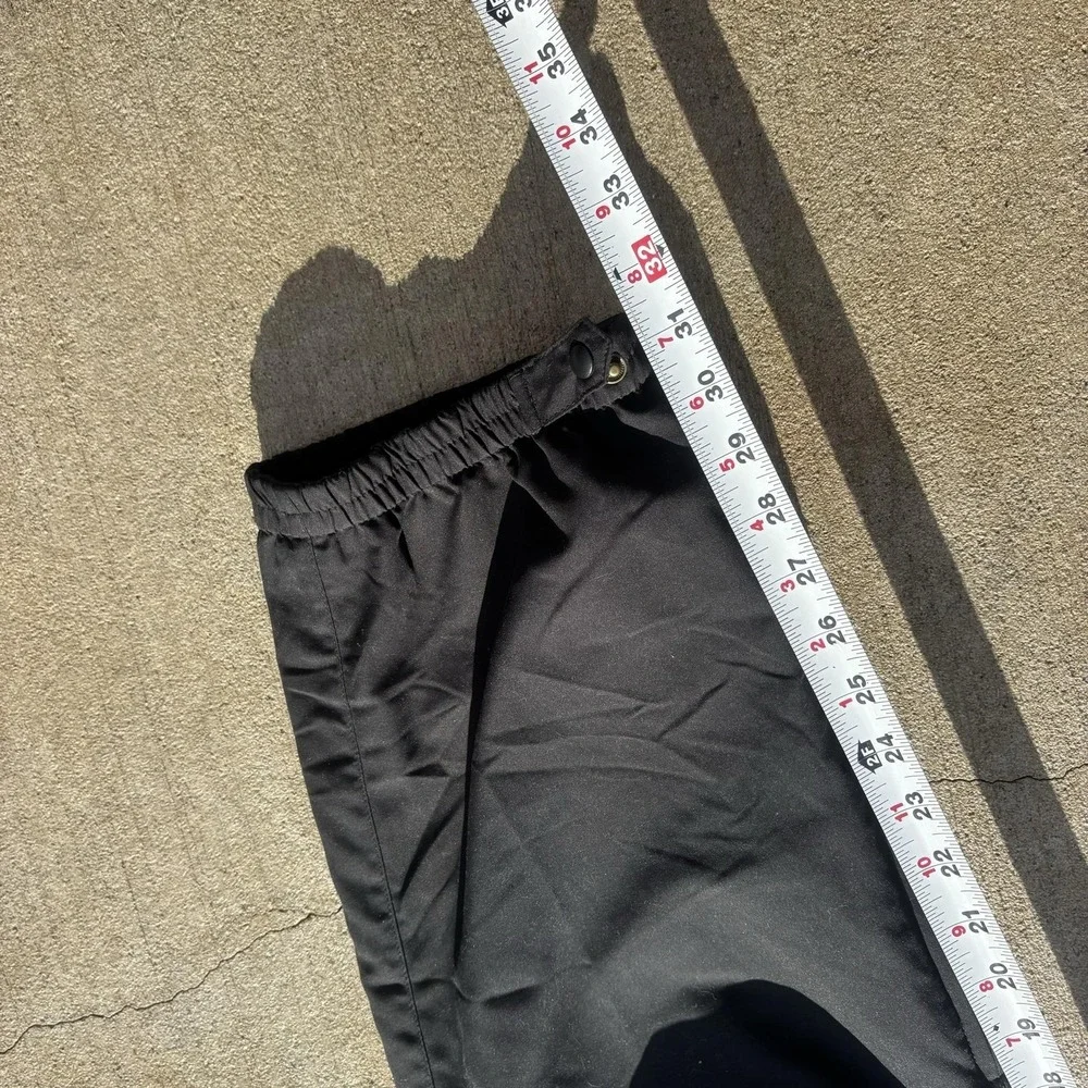 Sun Mountain Rain Pants Mens‎ XL Black GORE-TEX Elastic Waist Golf Waterproof